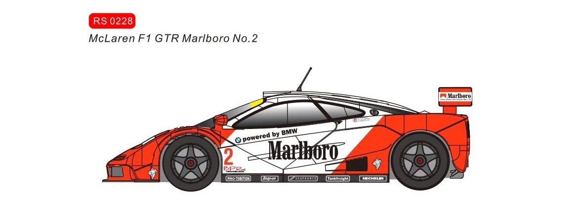 RS0228  McLaren F1GTR Marlboro #2